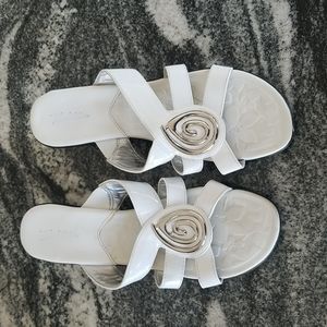 (9M) Tradition White Sandals Summer Whimsical Bohemian Cottagecore Wedge